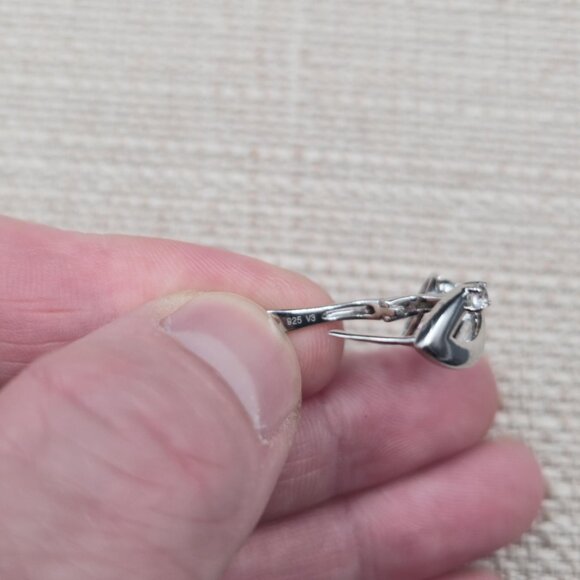 Sterling Silver Mystic Topaz Colorful Gemstone Earrings A6156 - Picture 5 of 7